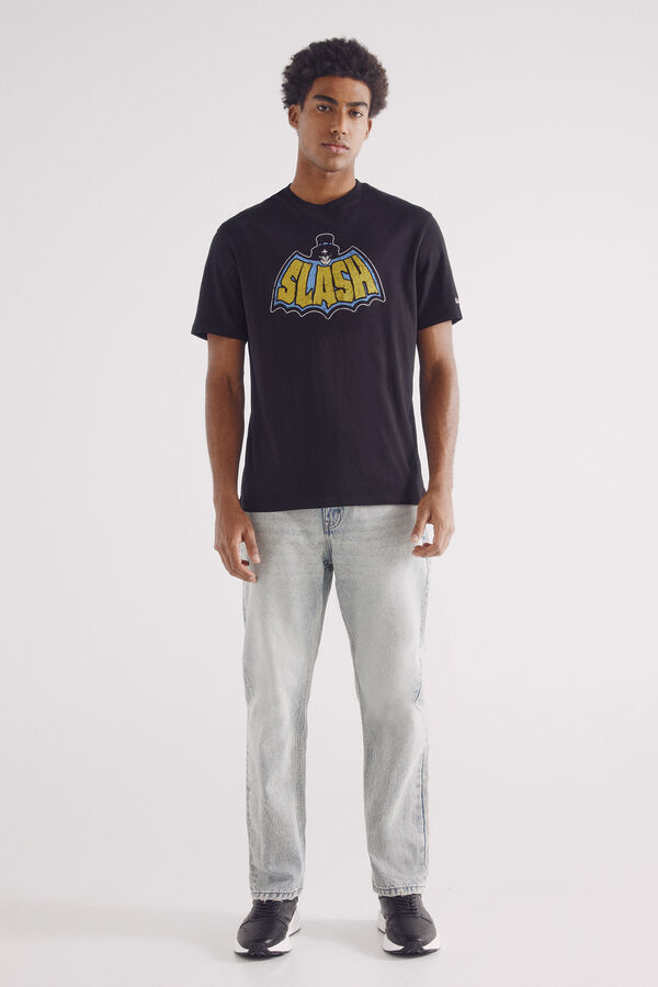 Springfield Playera Slash Bat negro