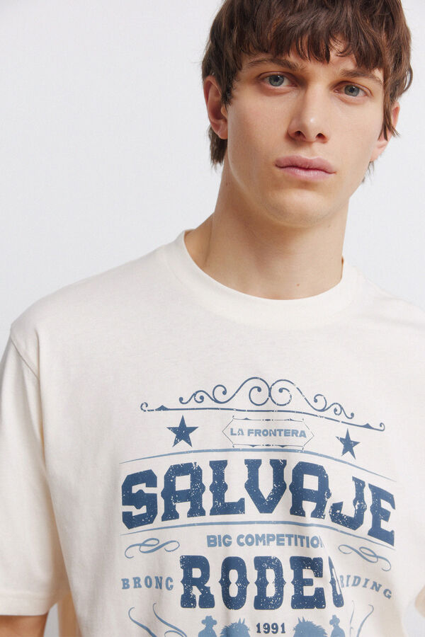 Springfield Playera salvaje blanco