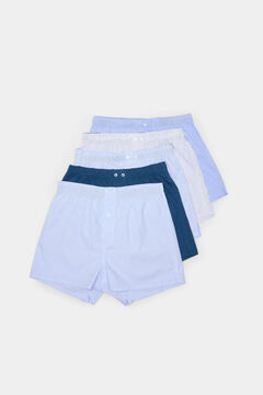 Springfield Pack 3 calzoncillos popelín estampados azul