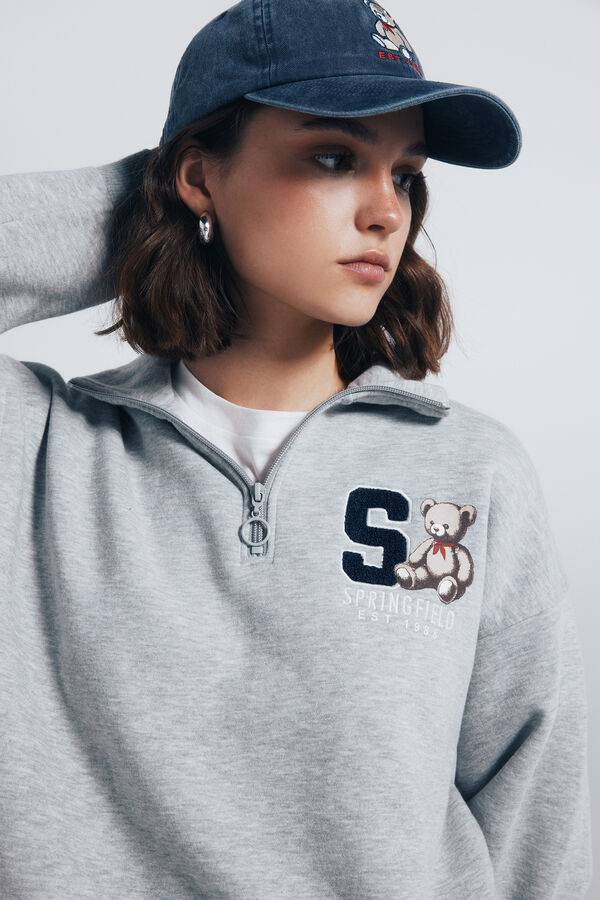 Springfield Sudadera "Springfield" oso gris