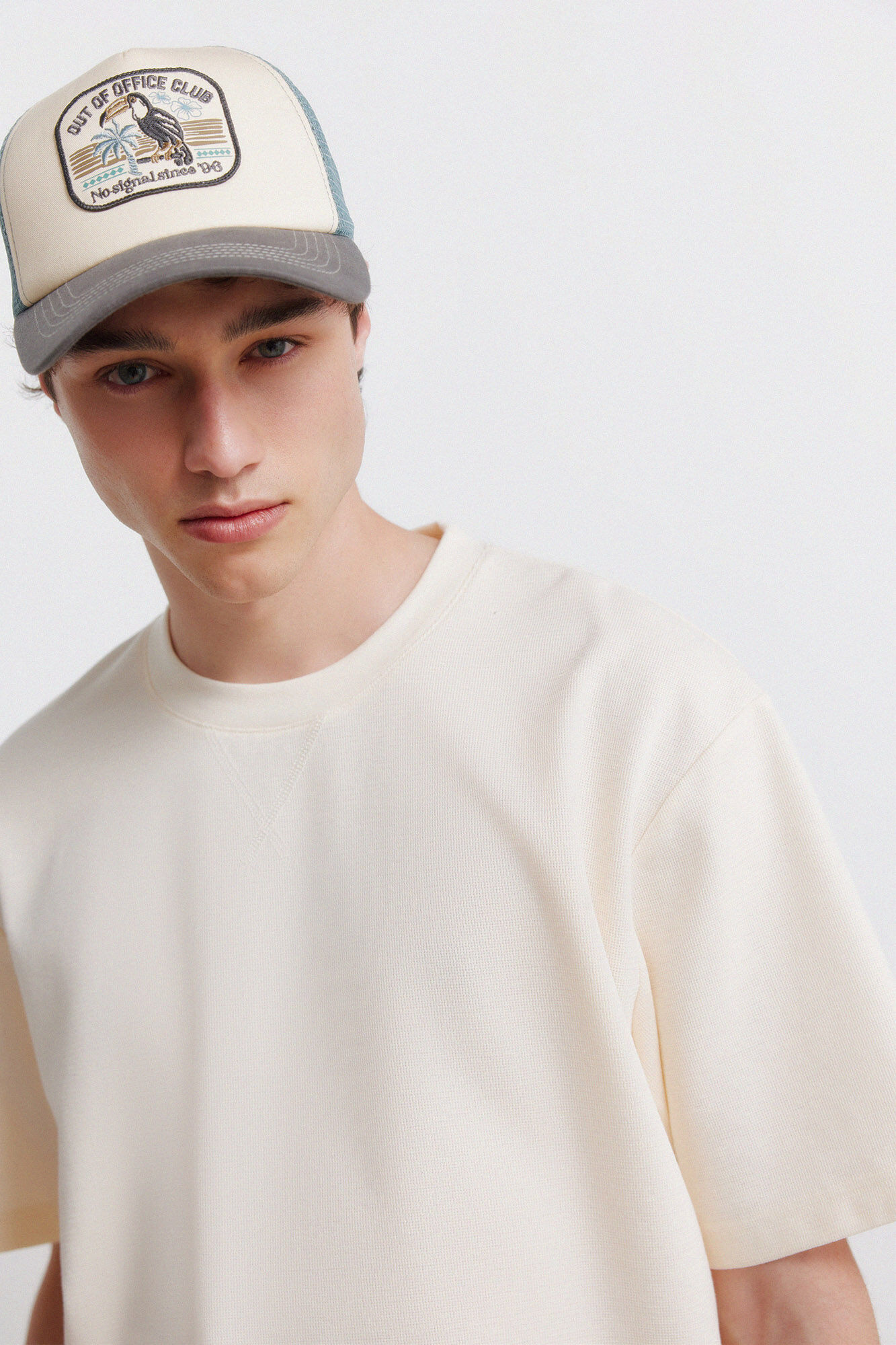 Springfield Playera de tela waffle