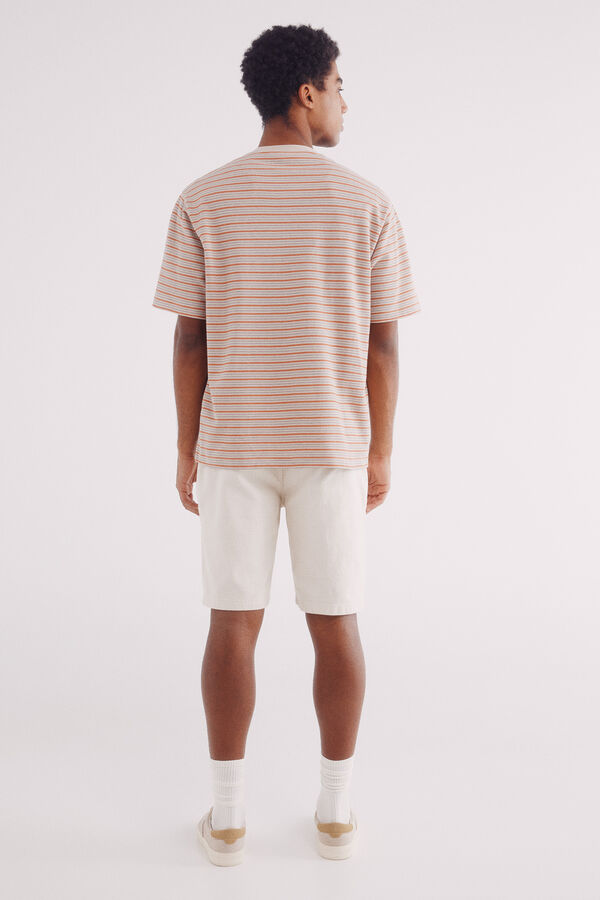 Springfield Bermudas algodón comfort fit blanco