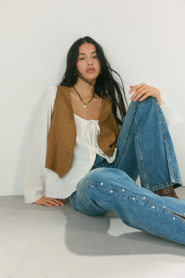 High Spirits Sienna Vest caf&eacute;