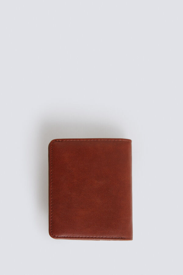 Springfield Cartera de canvas y efecto piel azulado