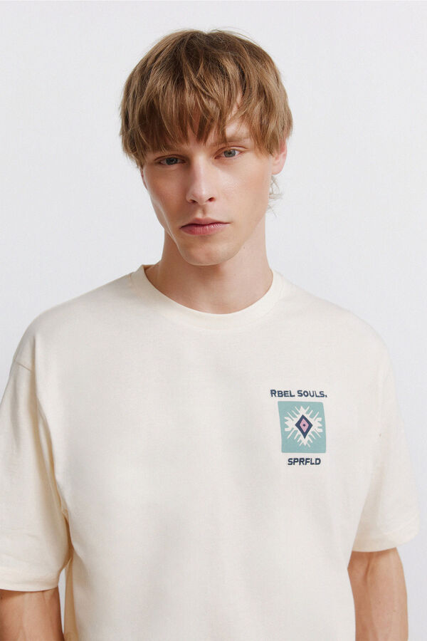 Springfield Playera Rbel soul blanco