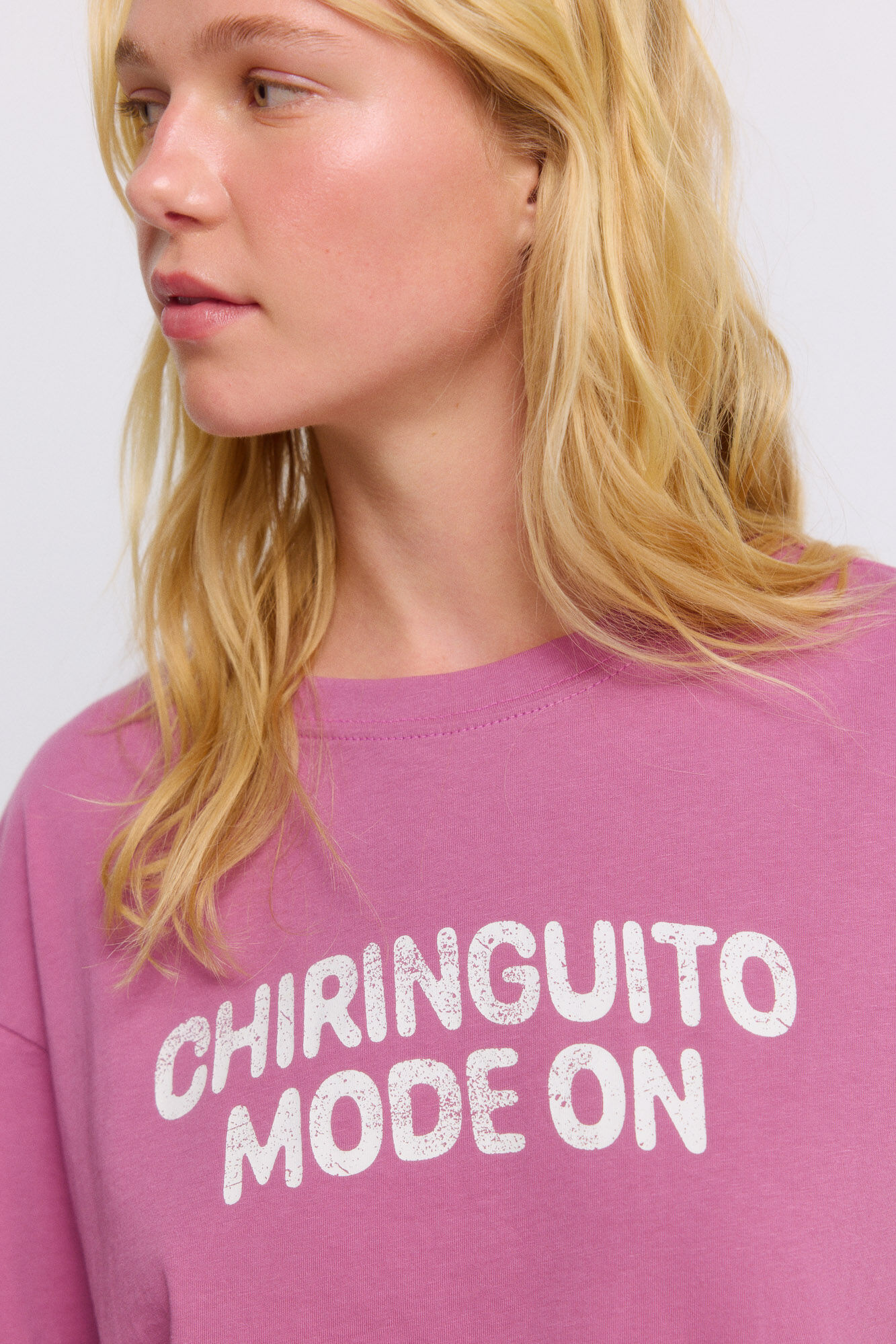 Springfield Playera de manga corta "chiringuito modo on"