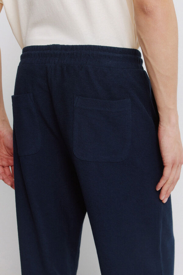 Springfield Pantal&oacute;n jogger recto azulado