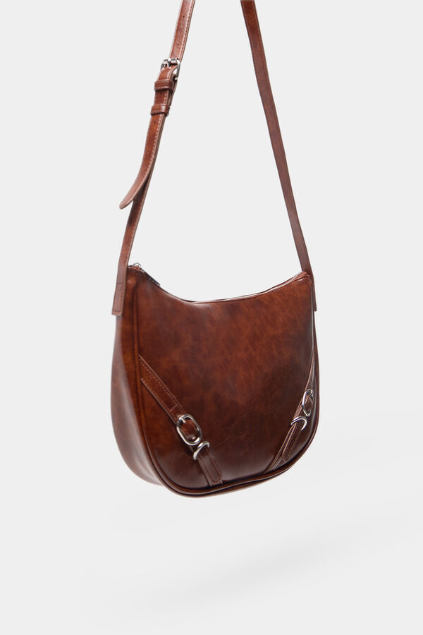 Springfield Bolsa bandolera hebillas estampado