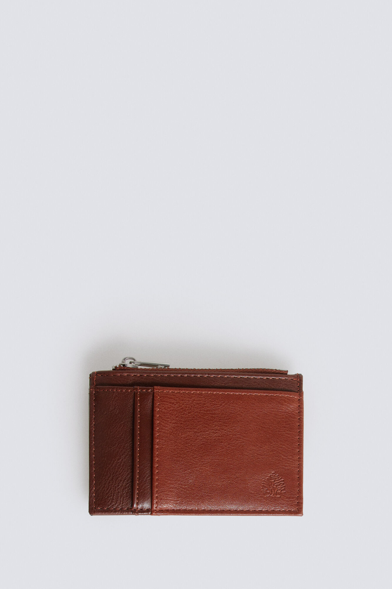 Springfield Monedero tarjetero de efecto piel bicolor