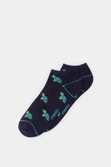 Springfield Calcetín tobillero tortuga azul