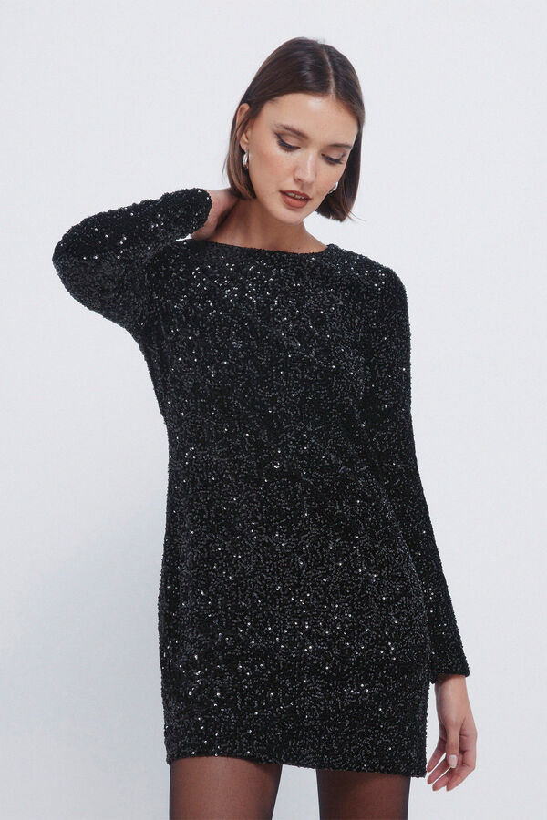 Springfield Vestido corto negro