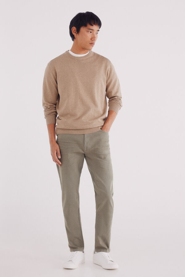 Springfield Jersey básico beige