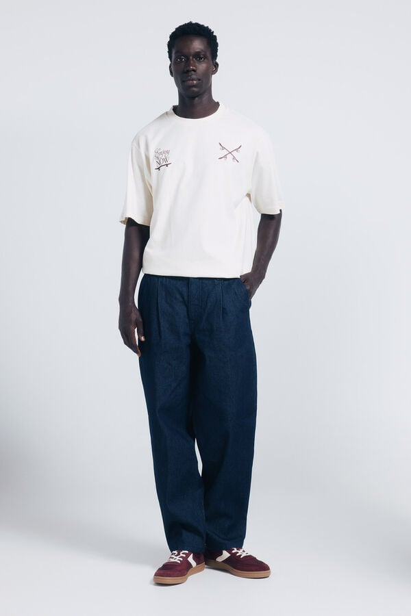 Springfield Camiseta enjoy blanco