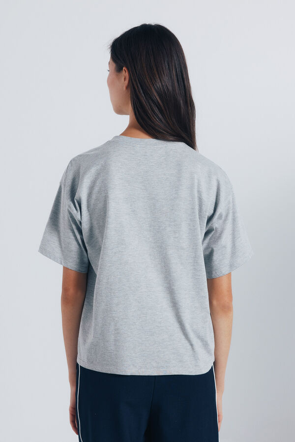 Springfield Playera "Teddy team" gris