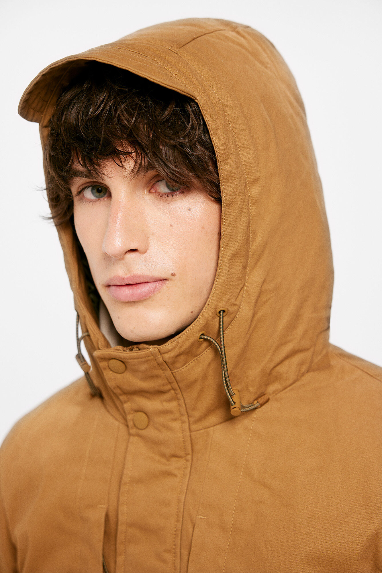 Parka marron homme outlet