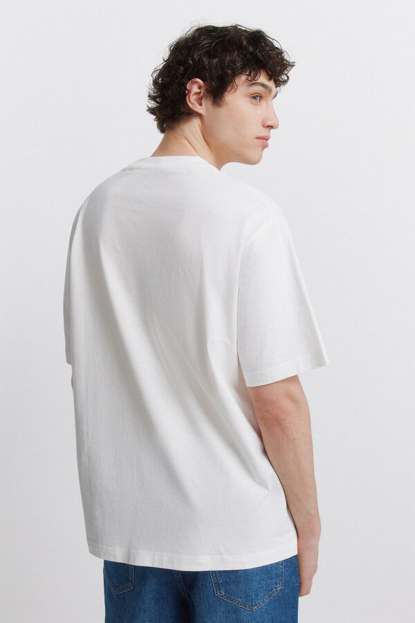 Springfield Playera Twin Peaks blanco