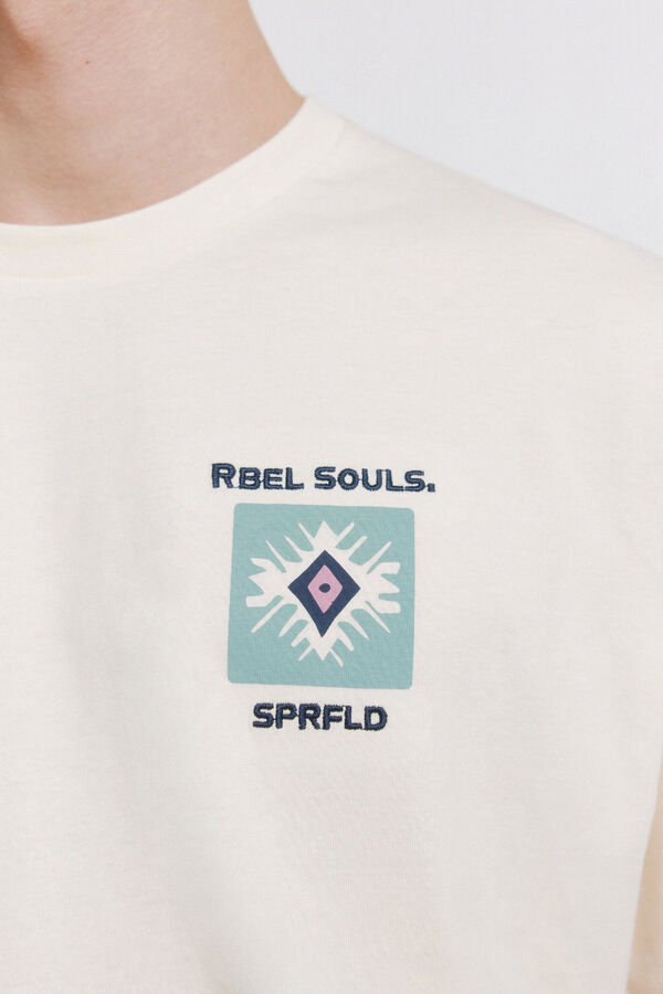 Springfield Playera Rbel soul blanco