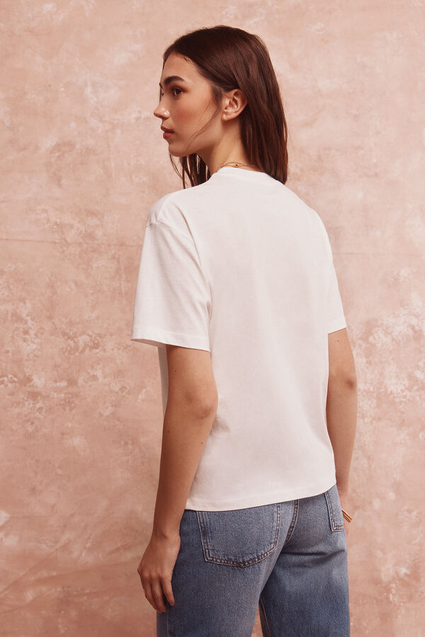 Springfield Playera "Meowgnifient" estampado