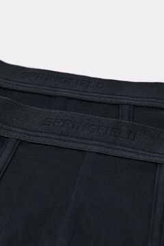 Springfield Pack 2 bóxers básicos negro