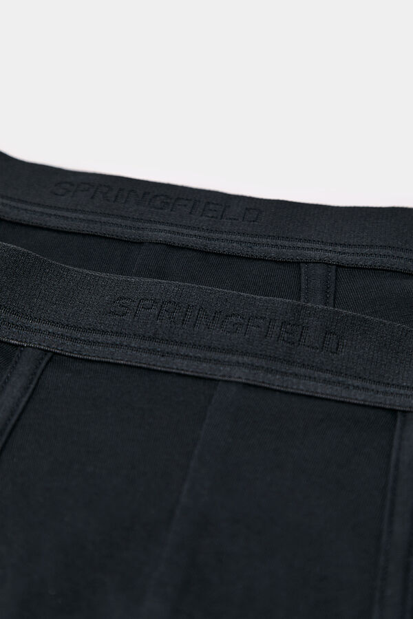 Springfield Pack 2 bóxeres básicos negro