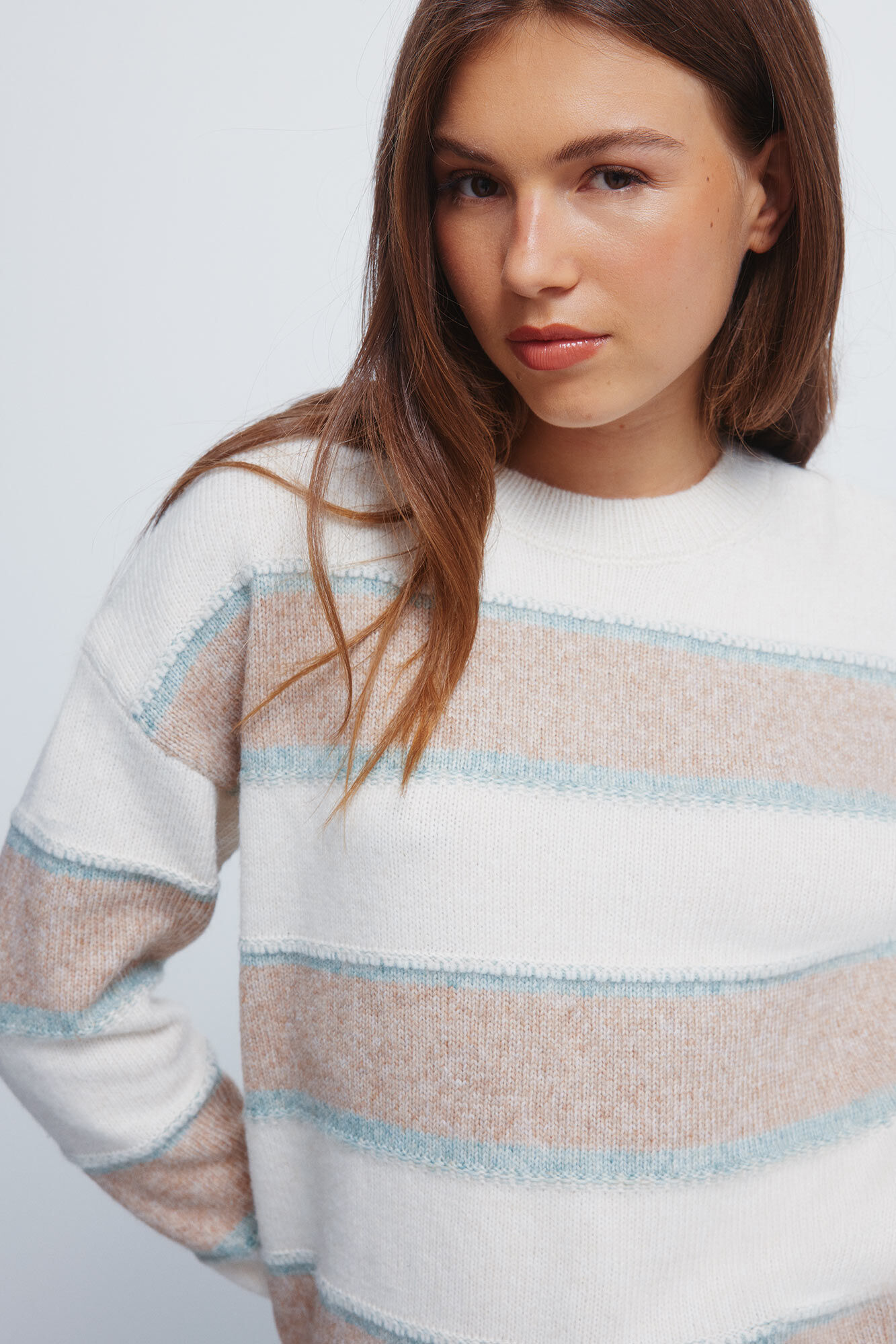 Springfield Jersey de rayas en jersey multicolor