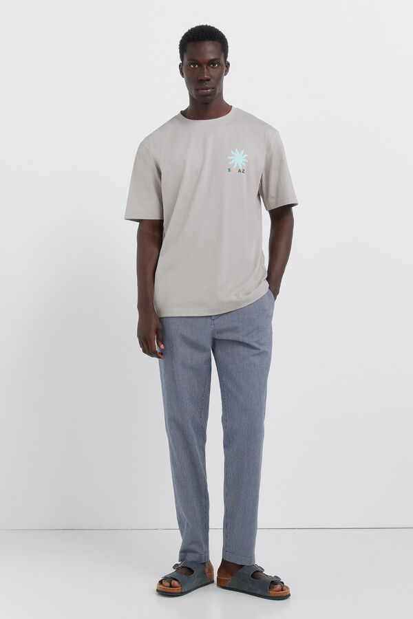 Springfield Playera solazo gris