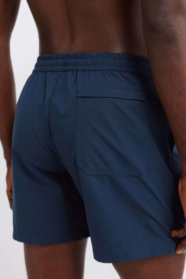 Springfield Traje de ba&ntilde;o liso azulado