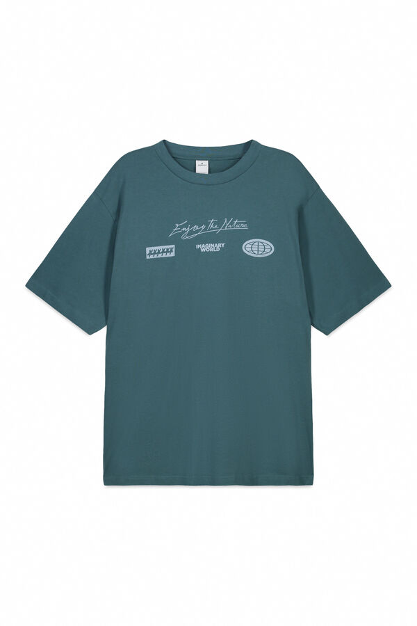 Springfield Playera con logo turquesa