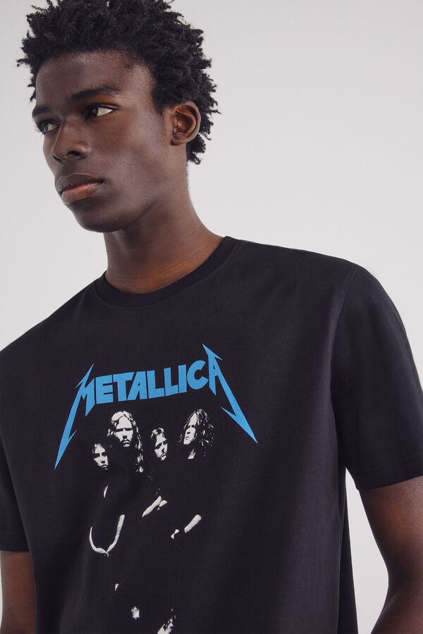 Springfield Playera Metallica negro