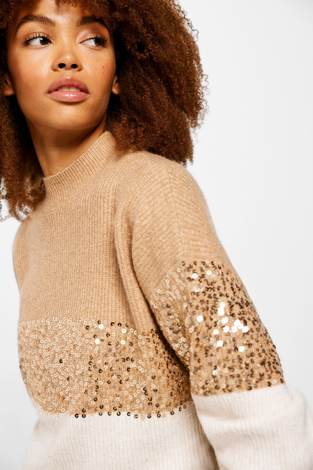 Sueter lentejuelas outlet