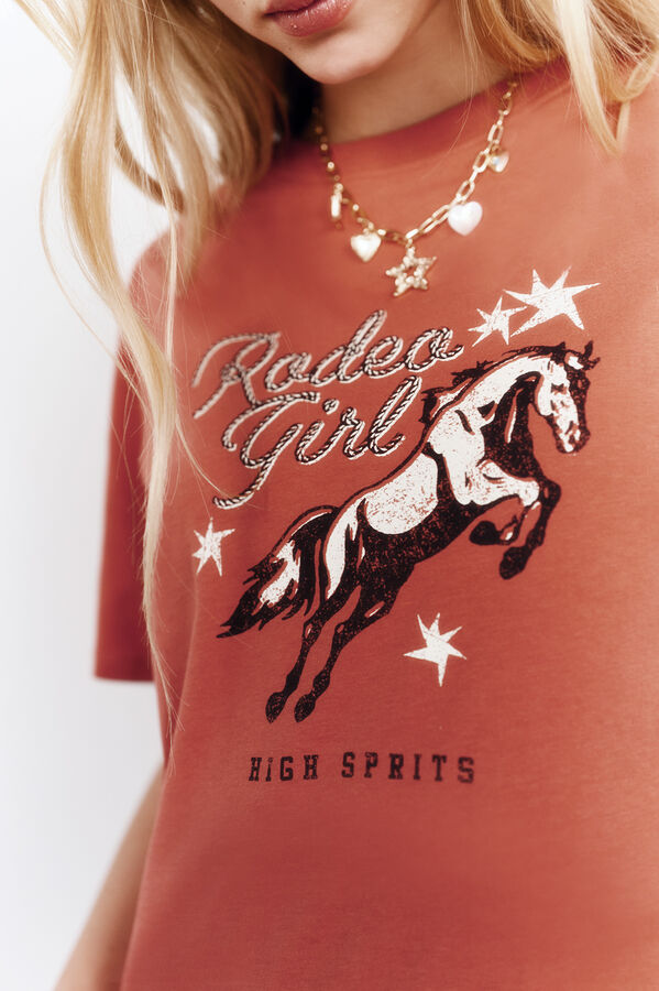 Springfield Playera "Rodeo" rojo