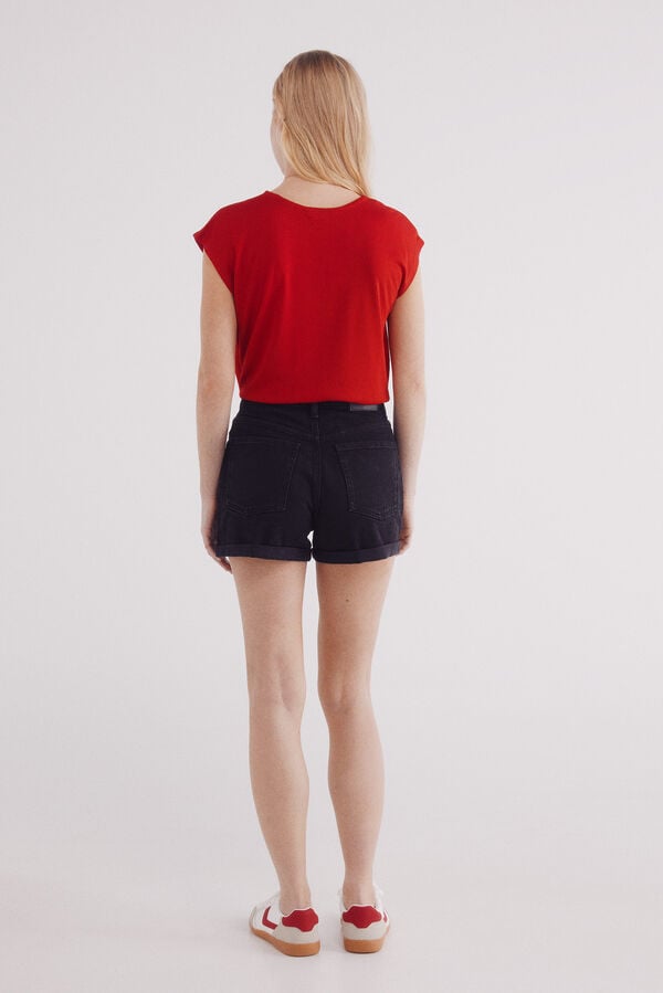 Springfield Short jean mom negro