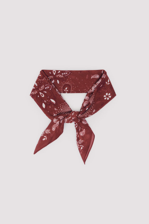 Springfield Pañuelo bandana paisley púrpura