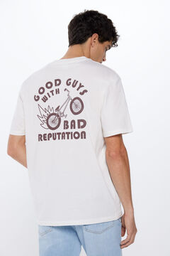 Springfield Playera bad reputacion marfil