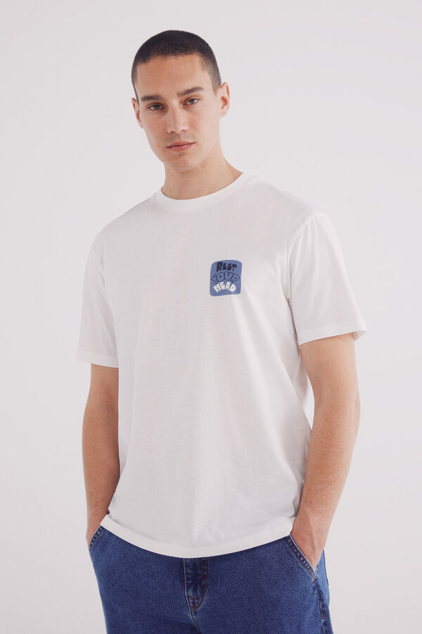 Springfield Playera rest your mind marfil