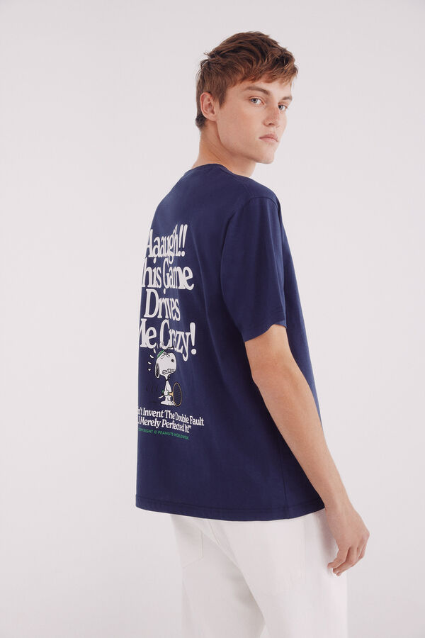 Springfield Camiseta Snoopy Racquet Club azulado
