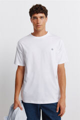 Springfield Playera b&aacute;sica logo Springfield natural