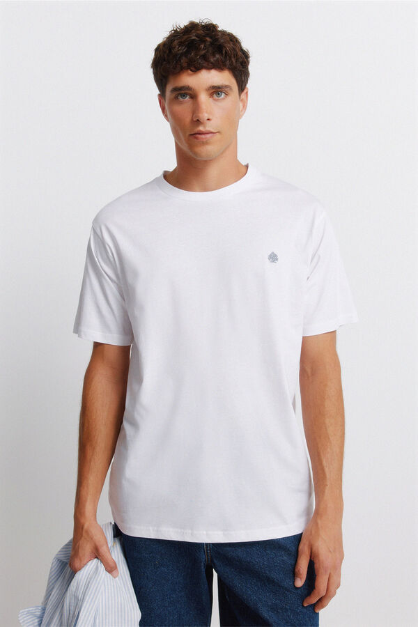 Springfield Playera b&aacute;sica logo Springfield natural