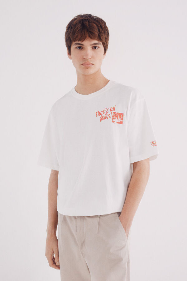 Springfield Playera Pato Lucas marfil