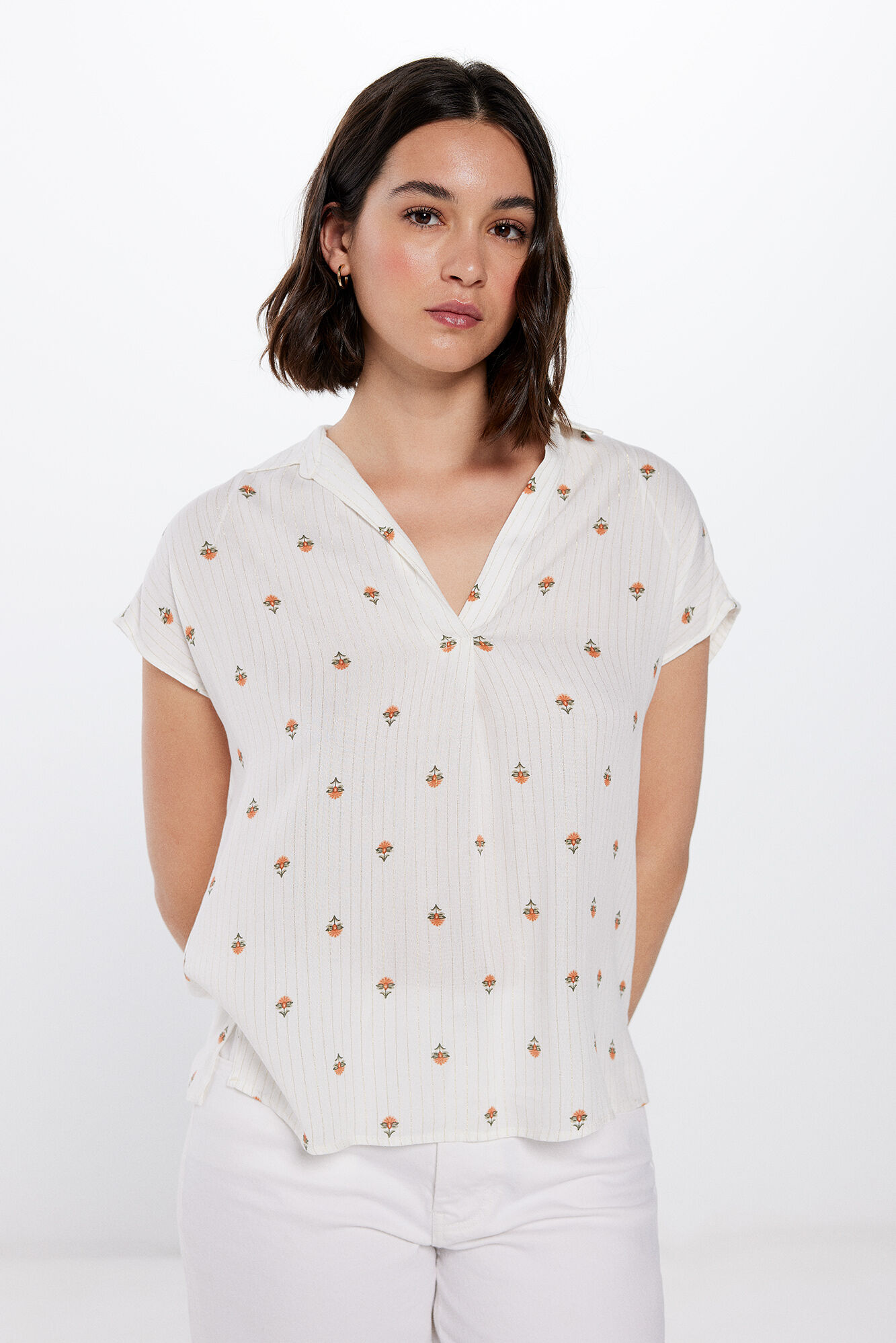 Blusa Polera Lace Hombros Blusas de mujer WomenSecret MX