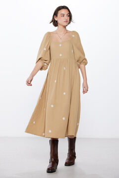 Springfield Vestido Earthy kaki