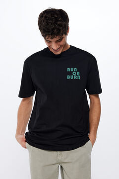 Springfield Playera run or burn negro