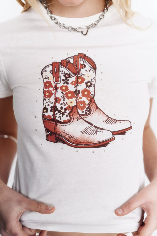 Springfield Playera "Cowboy" beige
