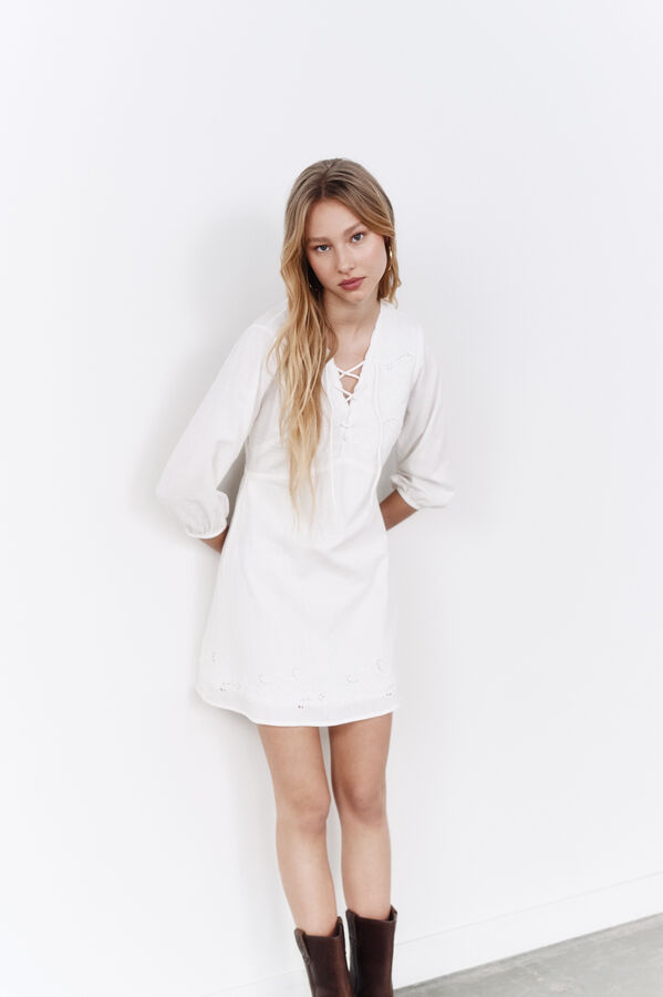 Springfield Vestido "Pearl" beige