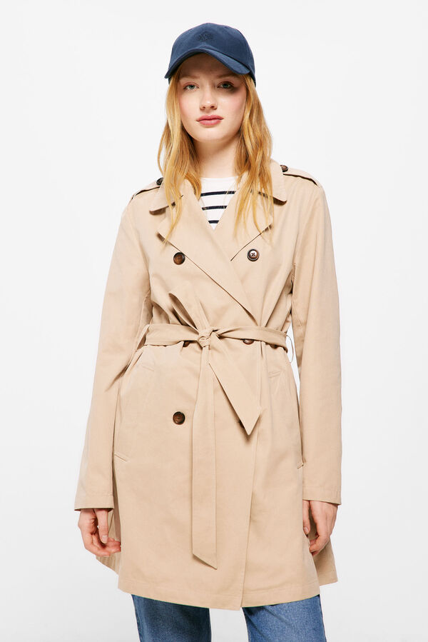 Springfield Gabardina Corta  nude