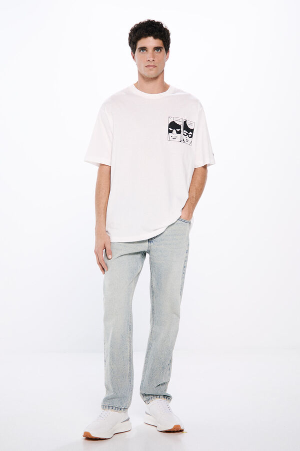 Springfield Playera Batman Comic Japan marfil