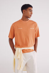 Springfield Playera sandwich break naranja