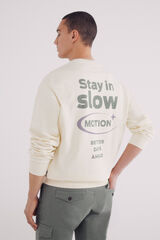 Springfield Sudadera slow motion amarillo