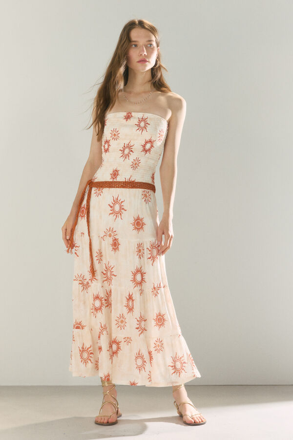 High Spirits Vestido Soleil estampado