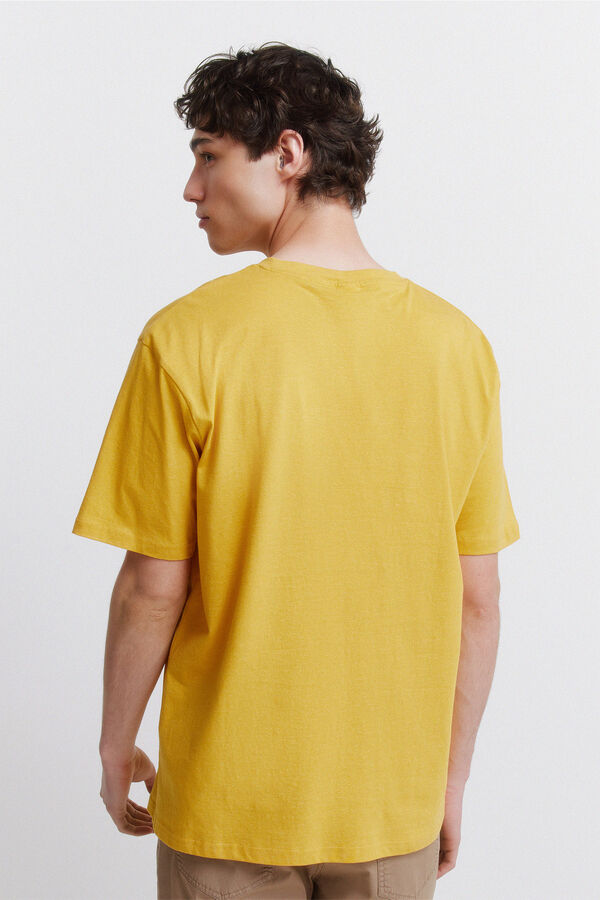 Springfield Playera inyectada oscura amarillo